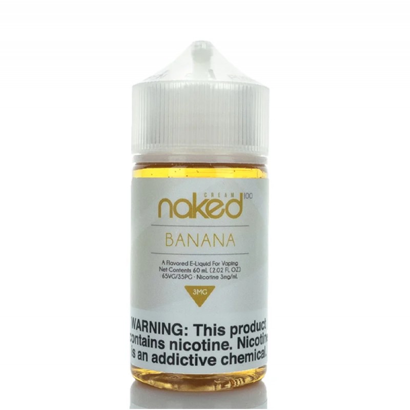 Naked 100 Cream Banana E-juice 60ml -  U.S.A. Ware...
