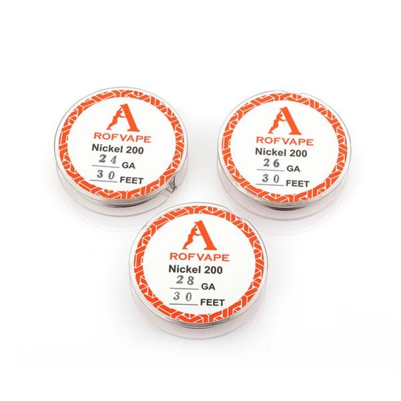Rofvape Ni200 Nickel Wire 24-26-28GA RDA-RBA Atomi...