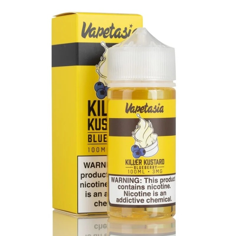 Vapetasia Killer Kustard Blueberry E-juice 100ml -...