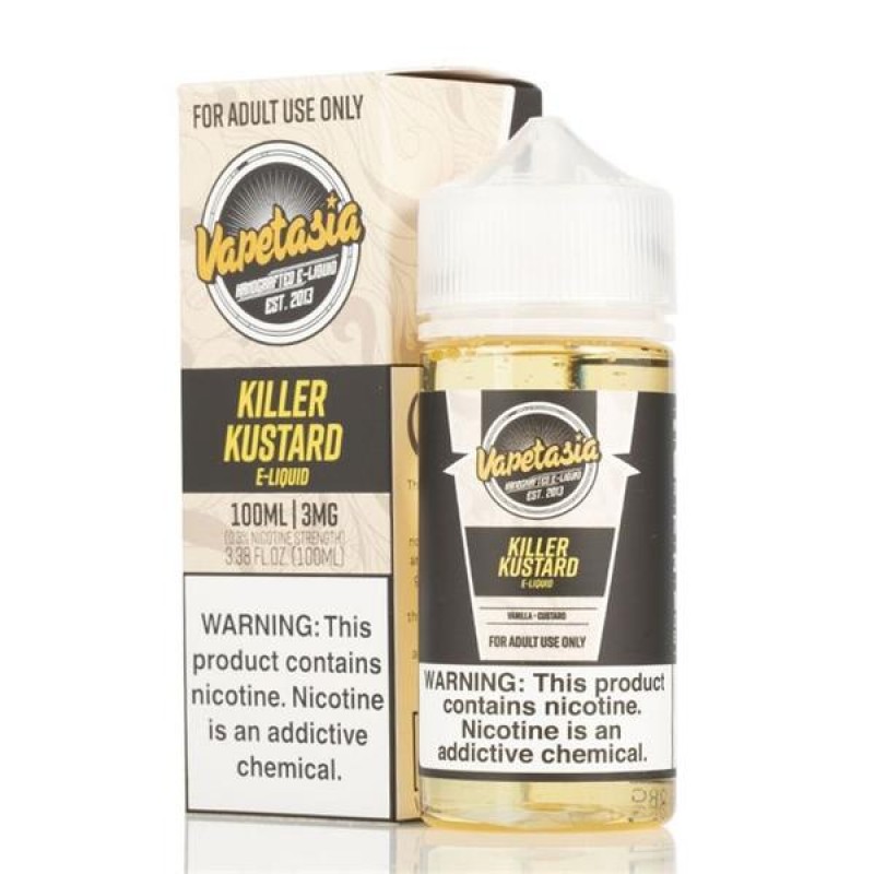 Vapetasia Killer Kustard Vanilla E-juice 100ml -U....
