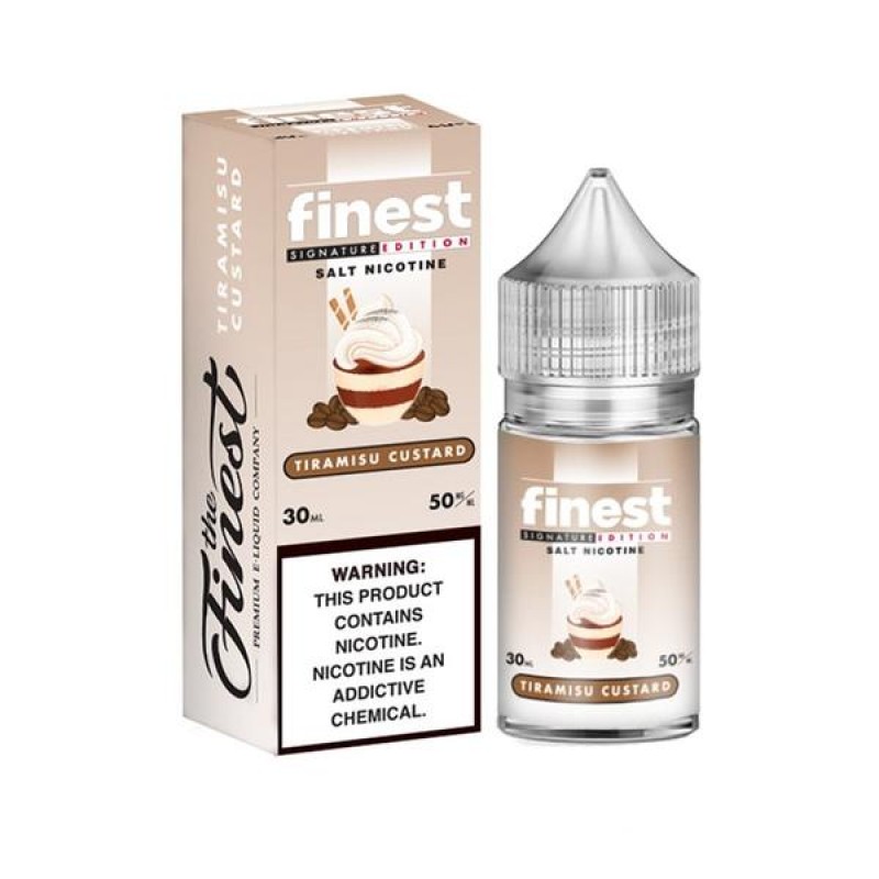 Finest SaltNic Tiramisu Custard E-juice 30ml(U.S.A...